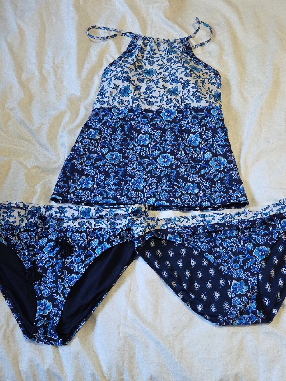 Tommy Bahama Tankini Set Reversable Women's XL